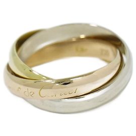 Cartier Trinity Ring aus 18K Tricolor Gold mittel Golden