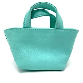 Christian Dior-Christian Dior Dior CD Logo Micro Bag Mini Pouch Charm Handbag-Turquoise