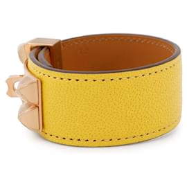Hermès-Hermes Collier de Chien Charm Bracelet-Other,Yellow