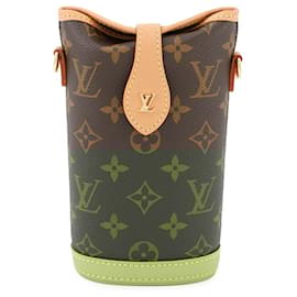 Louis Vuitton-Louis Vuitton Monogram Fold Me Pouch Shoulder Bag-Brown