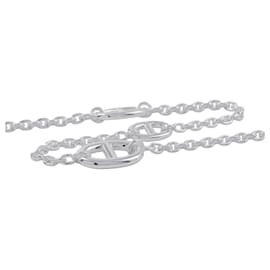 Hermès-Hermes Chaine d'Ancre Farandole Necklace-Silvery