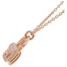 Hermès-Hermès Amulette Constance Necklace-Golden