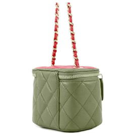 Chanel-Chanel Classic Mini Vanity Case Shoulder Bag-Pink
