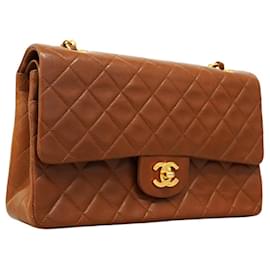 Chanel-Chanel Matelasse Shoulder Bag-Brown