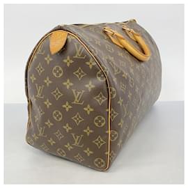 Louis Vuitton-Louis Vuitton Monogram Speedy 40 Handbag-Brown