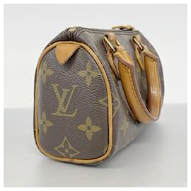 Louis Vuitton-Louis Vuitton Monogram Mini Speedy Handbag-Brown