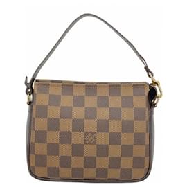 Louis Vuitton-Louis Vuitton Damier True Makeup Pouch N51982 Ebene-Damier ebene
