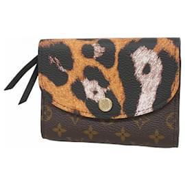 Louis Vuitton-Louis Vuitton Monogram Porte Monnaie Rosari Wallet/Coin Case-Brown