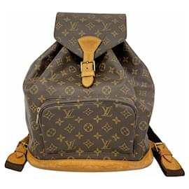 Louis Vuitton-Louis Vuitton Monogram Montsouris GM Backpack-Brown