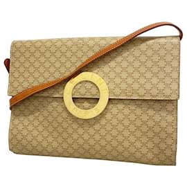 Céline-Celine Shoulder Bag Macadam Brown-Brown