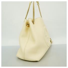 Gucci-Gucci Soho Tote Bag-White