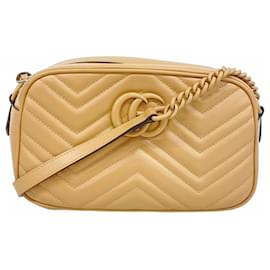 Gucci-Gucci GG Marmont Shoulder Bag-Beige