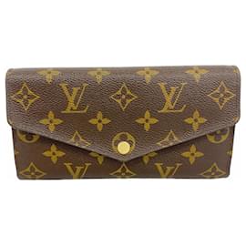 Louis Vuitton-Louis Vuitton Monogram Portefeuille Sarah Long Wallet-Brown