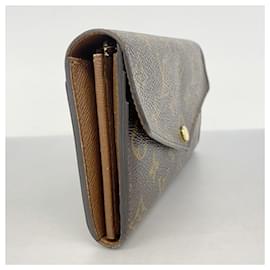 Louis Vuitton-Louis Vuitton Monogram Portefeuille Sarah Long Wallet-Brown