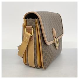 Céline-Celine Shoulder Bag Macadam Brown-Brown