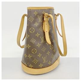 Louis Vuitton-Louis Vuitton Monogram Bucket PM Tote Bag-Brown