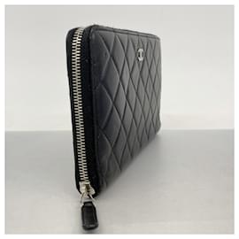 Chanel-Chanel Matelasse Long Wallet-Black