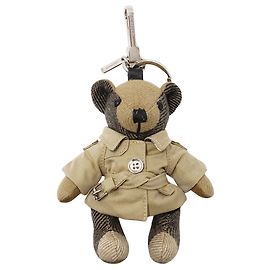 Porte-clés Thomas Bear de Burberry Noir Beige