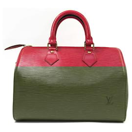 Louis Vuitton-Louis Vuitton Epi Speedy 25 Handbag-Red,Other