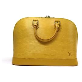 Louis Vuitton-Louis Vuitton Epi Alma PM Handbag-Yellow