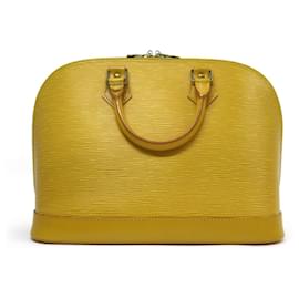 Louis Vuitton-Louis Vuitton Epi Alma PM Handbag-Yellow