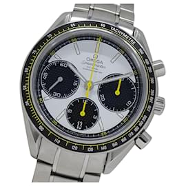 Omega-Omega Speedmaster Automatic Stainless Steel Men's Watch-White