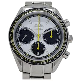 Omega-Omega Speedmaster Automatic Stainless Steel Men's Watch-White