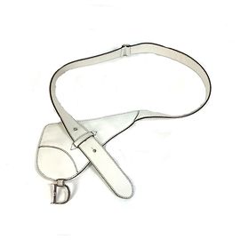 Borsa Saddle Bianca Christian Dior Bianco