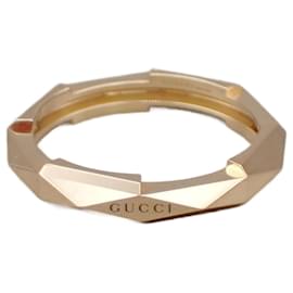 Gucci Link to Love pendientes de oro amarillo de 18K con pedrería 4mm Dorado