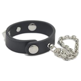 Hermès-Hermes Hermès Rival Glove Holder-Black,Silvery