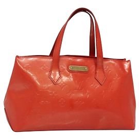 LOUIS VUITTON Sac Wilshire PM Monogram Vernis Couleur Orange Coucher de Soleil M93644 Auth BA4975 Autre