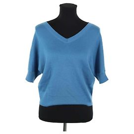 Loro Piana Pull en cachemire bleu Bleu
