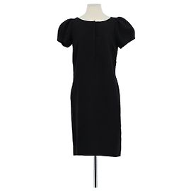 Isabel Marant Schwarzes Wollkleid Schwarz