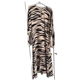 Cos Dresses Black Eggshell