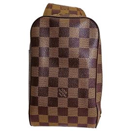 Borsa a tracolla in tela Damier Geronimos di Louis Vuitton Damier ebene