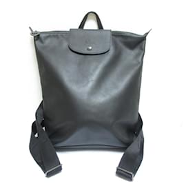LONGCHAMP Le Pliage Extra M Leather Backpack Black