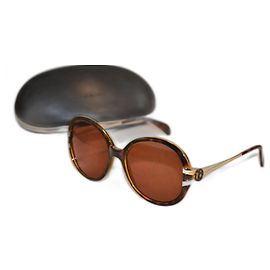 Giorgio Armani occhiali da sole Marrone D'oro