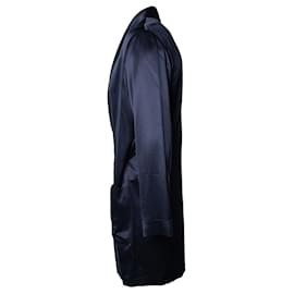 Saint Laurent-Saint Laurent, blue silk kimono 2022-Blue