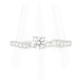 Autre Marque Pt950 Diamantring Niwaka Karahana Silber