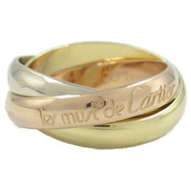 Anello Cartier Trinity Au750 Taglia 8 D'oro