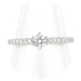Autre Marque Royal Asscher PT950 Diamantring Silber