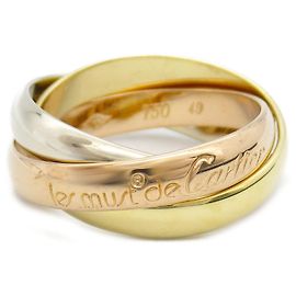 Cartier Trinity Au750 Ring Größe 8.5 Golden
