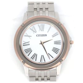 Autre Marque Citizen Eco-Drive ONE Edelstahl Uhr Weiß