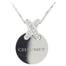 Collar de diamantes Chaumet Liens Au750 Edición Limitada Plata