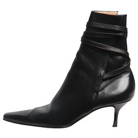 Joseph Botines de cuero negro con cierre de cordones - talla EU 40 (UK 7) Negro