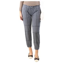 Brunello Cucinelli Pantalones de chándal grises con detalles de cuentas - tamaño XS Gris