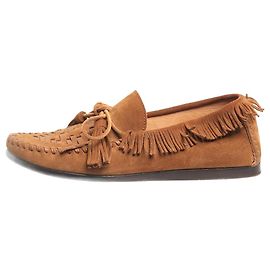 Isabel Marant Tan suede fringed Moccasins - size EU 39 Brown