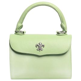 Chrome Hearts Hellgrüne Doc Adams Handtasche Grün
