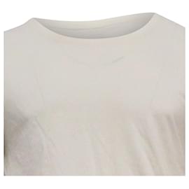 Gucci-Gucci Back Logo Shirt in White Cotton-White