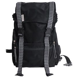Lanvin Curb Backpack in Black Nylon  Black